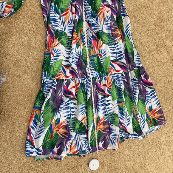 NWT Rachel Zoe Vibrant Leaf Print Maxi Skirt - Picture 6 of 7